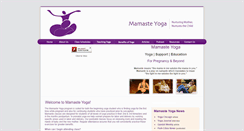 Desktop Screenshot of mamasteyoga.com